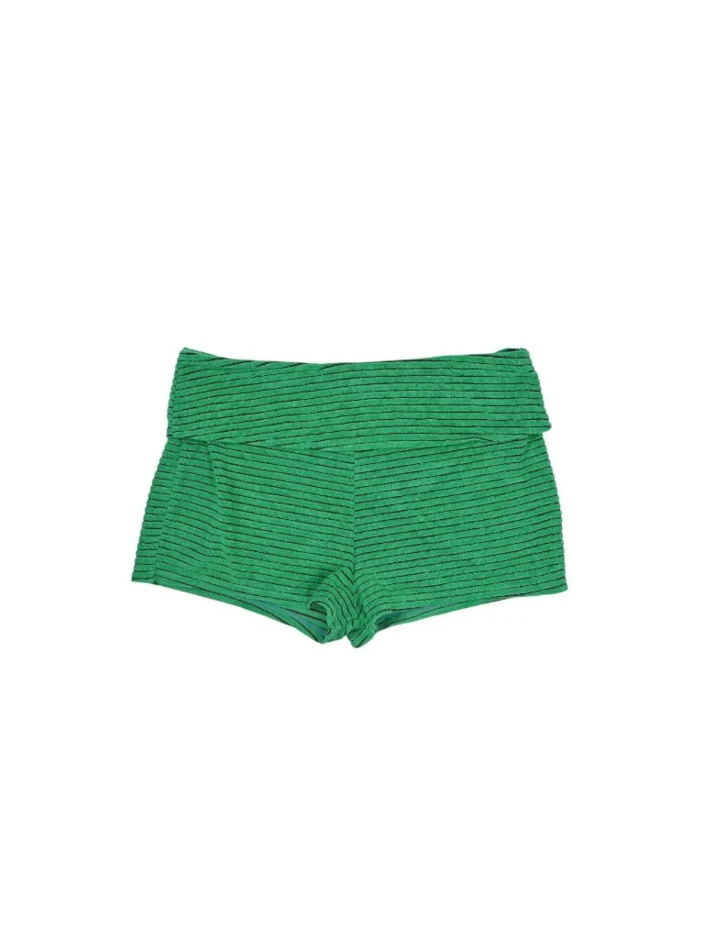 Triangl Swimwear Elli Hube Terry Towelling Short in Green